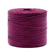 Nylon S-Lon draad rood wineberry 0,6 mm