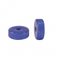 Polaris kralen blauw royal donker lucido 4 mm disc