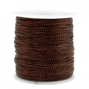 Macramé draad bruin copper metalstyle wire