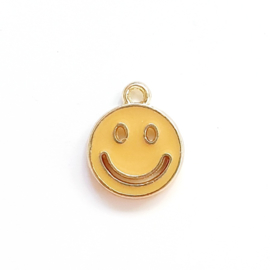 Bedel smiley geel oker goud