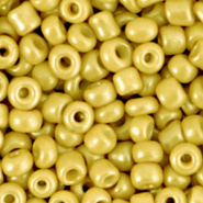 Rocailles geel mustard 4 mm 20 gram