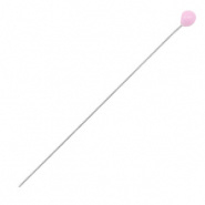 Nietstift 52 mm zilver light pink DQ bol