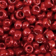 Rocailles rood pure shine metallic 4 mm 20 gram
