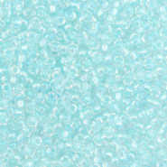 Miyuki rocailles groen aqua soft fancy lined 2 mm 5 gram