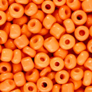 Rocailles oranje festive 4 mm 20 gram