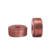 Polaris kralen rood mahogany 4 mm disc