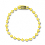 Sleutelhanger geel chain
