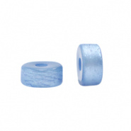 Polaris elements kralen disc blauw provence 4 mm