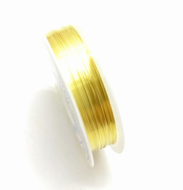 Koperdraad 0,3 mm goud