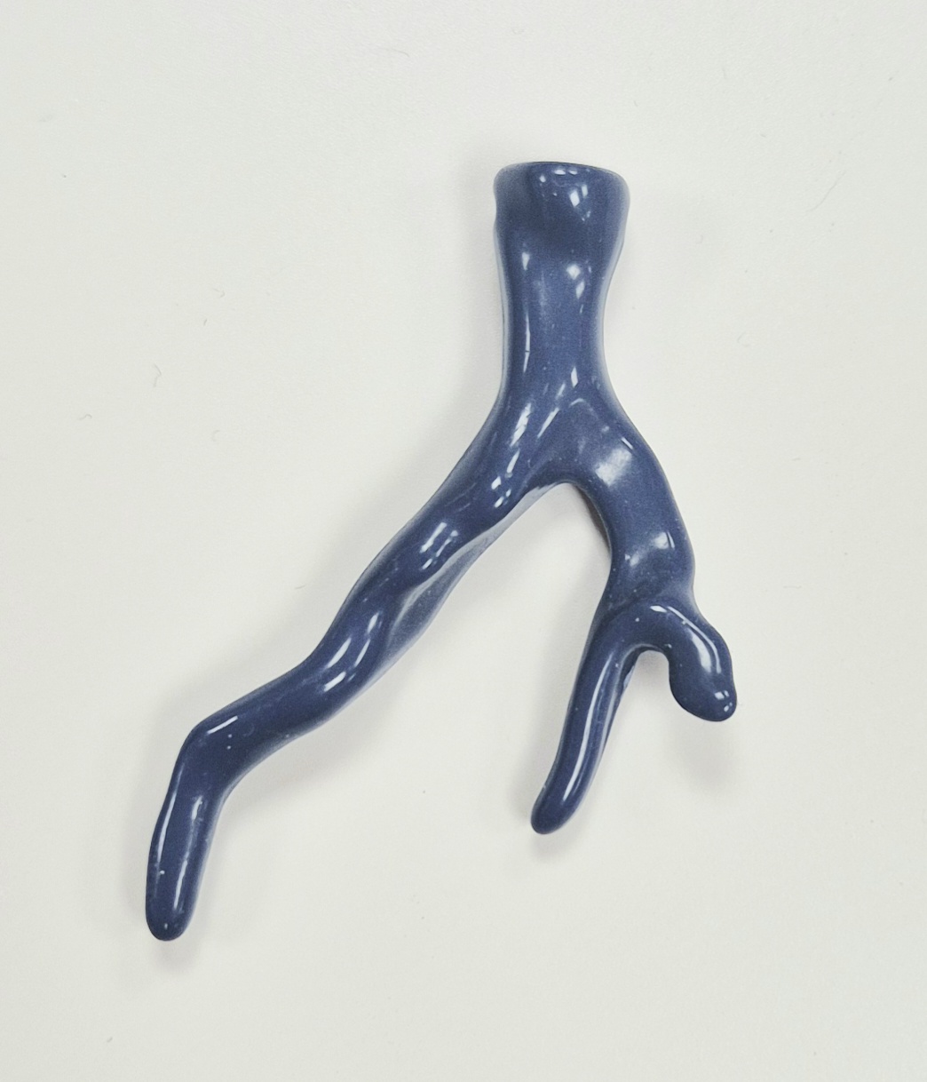 Acryl hanger koraal blauw donker