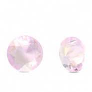 Crystal glas hanger roze licht rond 8 mm