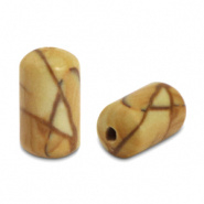 Natuursteen kraal Kwarts 8x4 mm tube