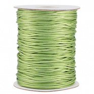 Macramé draad groen spring 1,5 mm gevlochten