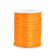 Satijn draad oranje bright 1,5 mm