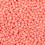 Rocailles roze oranje zalm 2 mm 20 gram