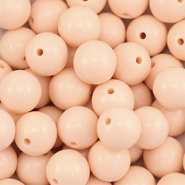 Acryl kraal roze nude bubble gum 14 mm