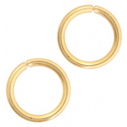 Open ring goud 3 mm 100 stuks RVS