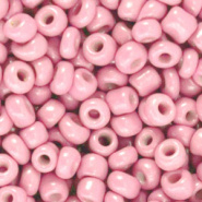 Rocailles roze posy 4 mm 20 gram