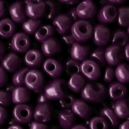 Rocailles paars aubergine 4 mm 20 gram