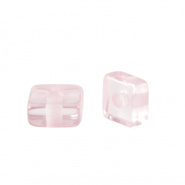 Polaris kralen roze lotus 6 mm disc square
