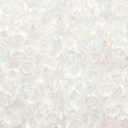 Miyuki rocailles wit crystal transparant 4 mm 5 gram