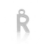 Bedel initial letter R RVS zilver