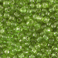 Rocailles groen gras transparant 3 mm 20 gram