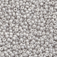 Miyuki rocailles zilver grijs ceylon 2 mm 5 gram