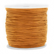 Macramé draad bruin cognac 0,8 mm