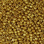 Rocailles goud shine metallic 2 mm 20 gram