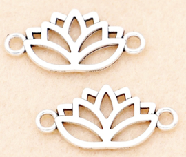 Bedel lotus zilver connector