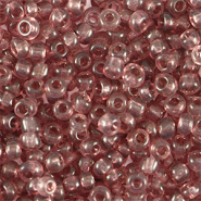 Rocailles paars raisin transparant 3 mm 20 gram