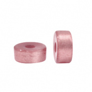 Polaris kralen roze rouge blush 4 mm disc