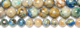 Natuursteen kraal Chrysocolla 6 mm 20 stuks