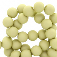 Acryl kraal groen paradise 4 mm parel matt