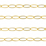 Ketting 20x6,5 mm goud RVS