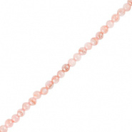 Schelp kraal roze 3 mm 25 stuks