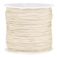 Macramé draad bruin beige 0,8 mm