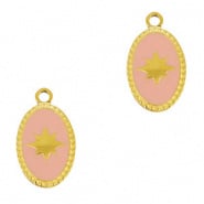 Bedel zon roze goud RVS