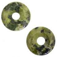 Natuursteen kraal Jade disc