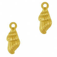 Bedel schelp goud RVS