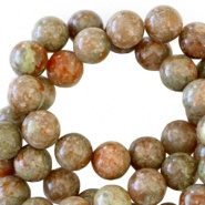 Natuursteen kraal Jade 25 stuks