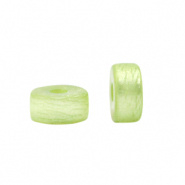 Polaris elements kralen disc groen lime bright 4 mm