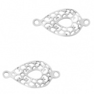 Bedel mandala druppel RVS connector