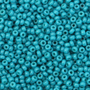 Miyuki rocailles blauw azure duracoat opaque 2 mm 5 gram