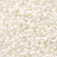 Miyuki rocailles wit ivory pearl ceylon 2 mm 5 gram