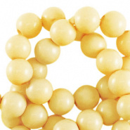 Acryl kraal geel licht bubble gum 14 mm