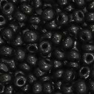 Rocailles zwart 4 mm 20 gram