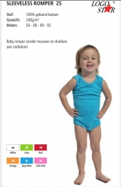 Logostar babyromper zonder mouw