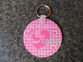 sleutelhanger rond tante